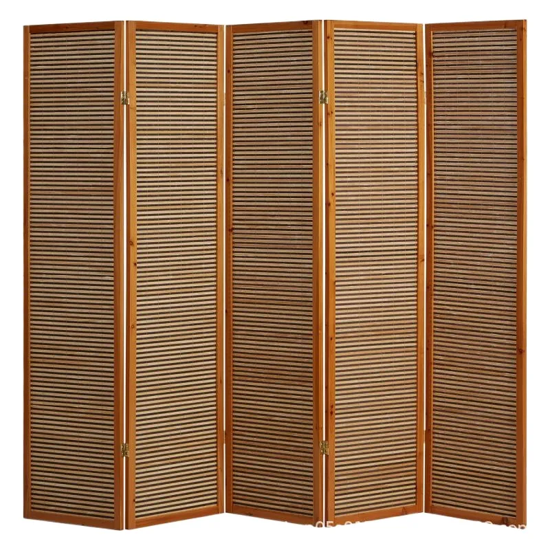 Room Divider Bamboo - Natuurlijk bamboe vouwscherm kamerverdeler voor slaapkamer,