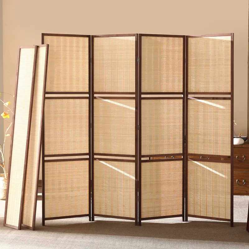 Verplaatsbare scheidingswand v - Room Divider Bamboo recensie en prijs