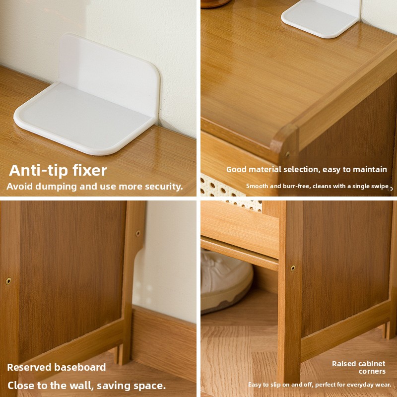 Houten schoenenkast voor huish - Room Divider Bamboo recensie en prijs