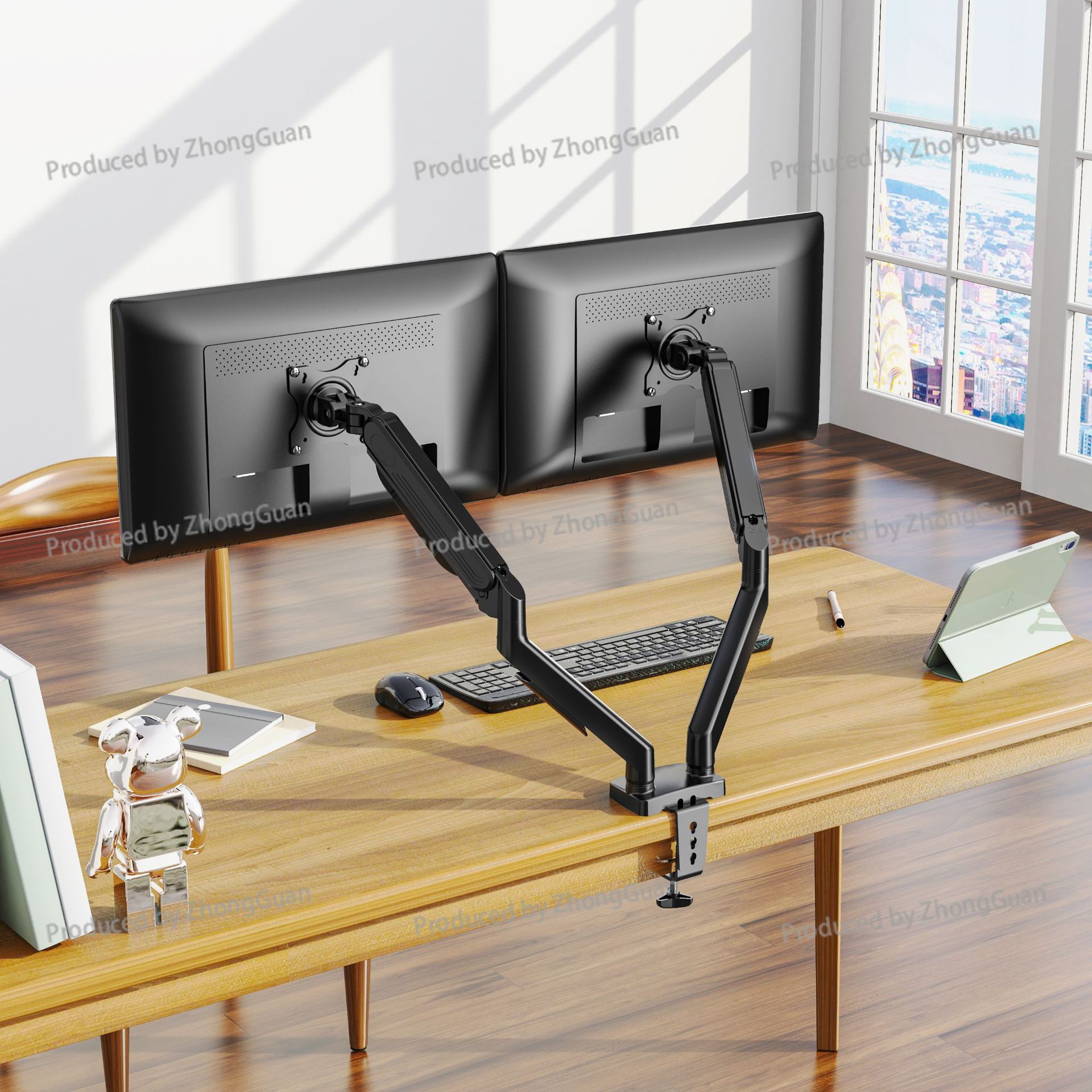 Gasveer-monitorbevestiging met - Adjustable Monitor Mount recensie en prijs