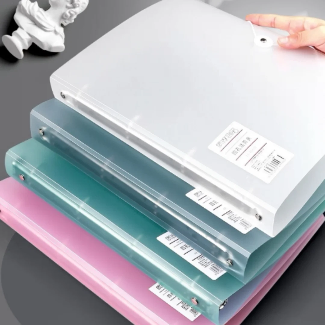 A4-map, D-vorm, 4-gaats ringma - Binder Storage Box recensie en prijs