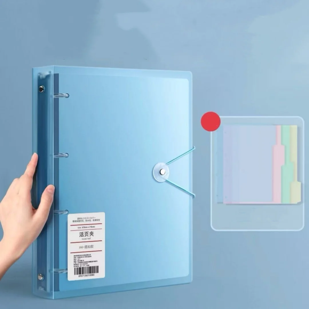 A4-map, D-vorm, 4-gaats ringma - Binder Storage Box recensie en prijs