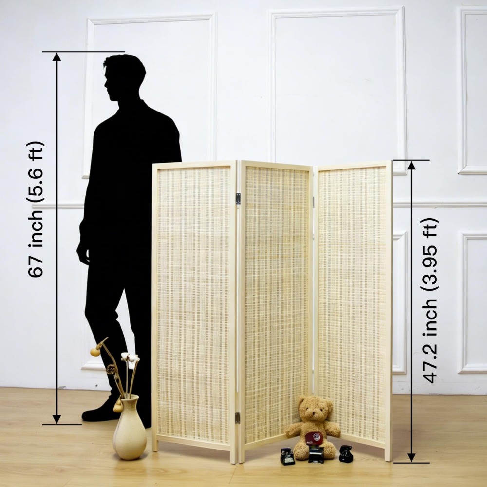 3-delige korte kamerverdeler,  - Room Divider Bamboo recensie en prijs