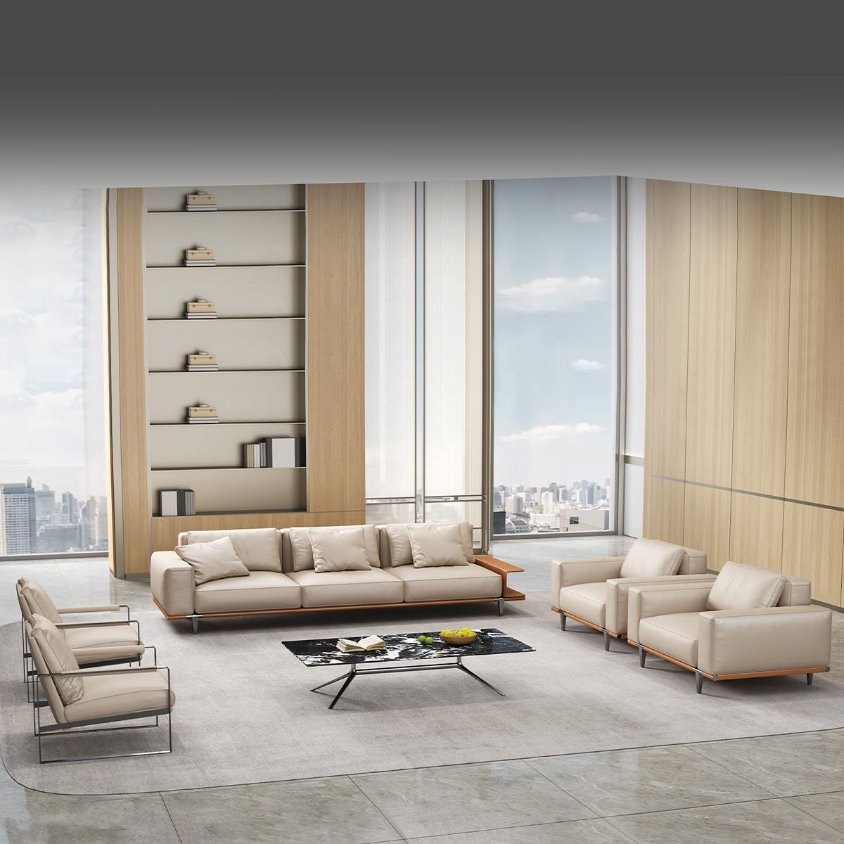 Moderne zakelijke kantoorbank, - Office Furniture For Sale recensie en prijs