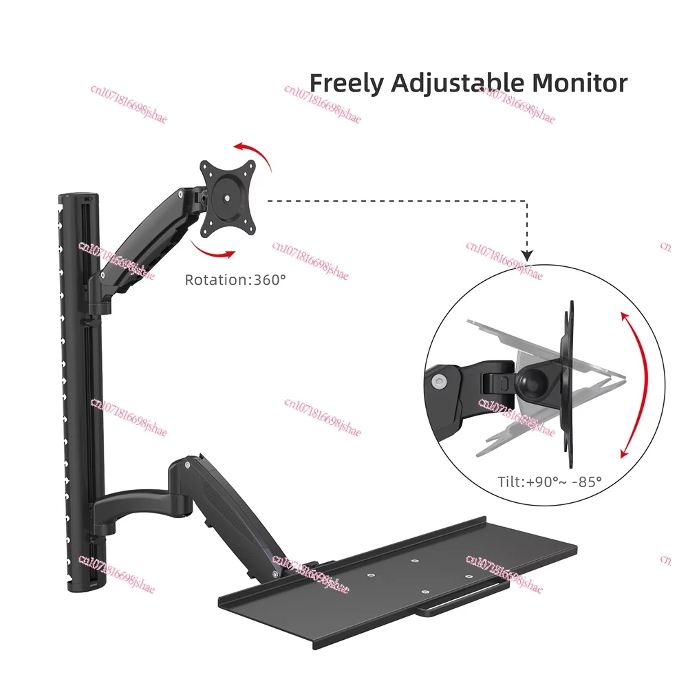 In hoogte verstelbare wandbeug - Adjustable Monitor Mount recensie en prijs
