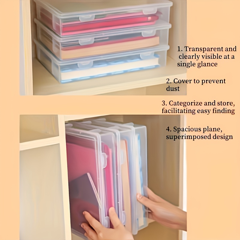 1 stuk A4 grote transparante o - Binder Storage Box recensie en prijs