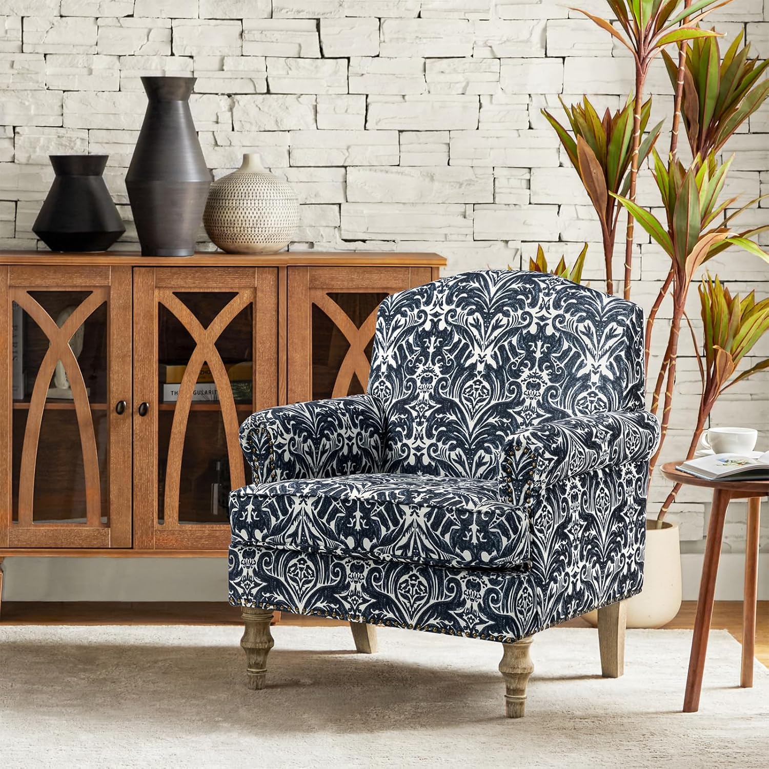 # Bloemenbeklede fauteuil met  - Office Furniture For Sale recensie en prijs