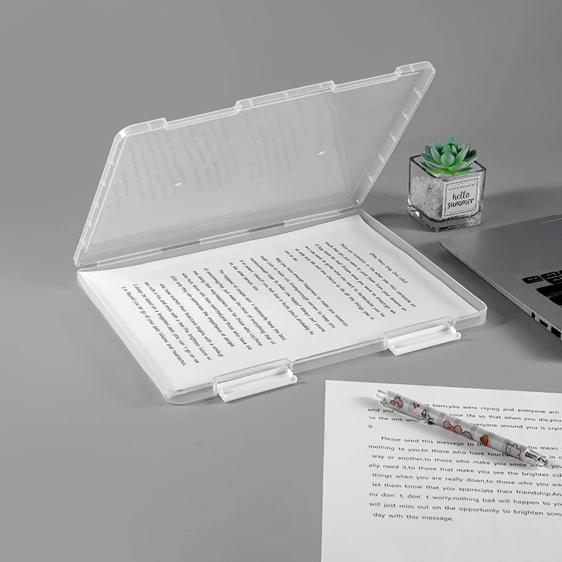 Meerlaagse draagbare transpara - Binder Storage Box recensie en prijs