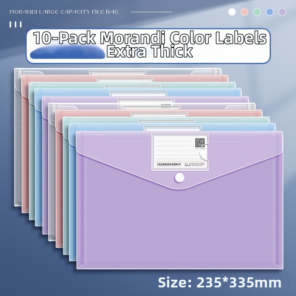 10 stuks doorzichtige A4-mapje - Binder Storage Box recensie en prijs