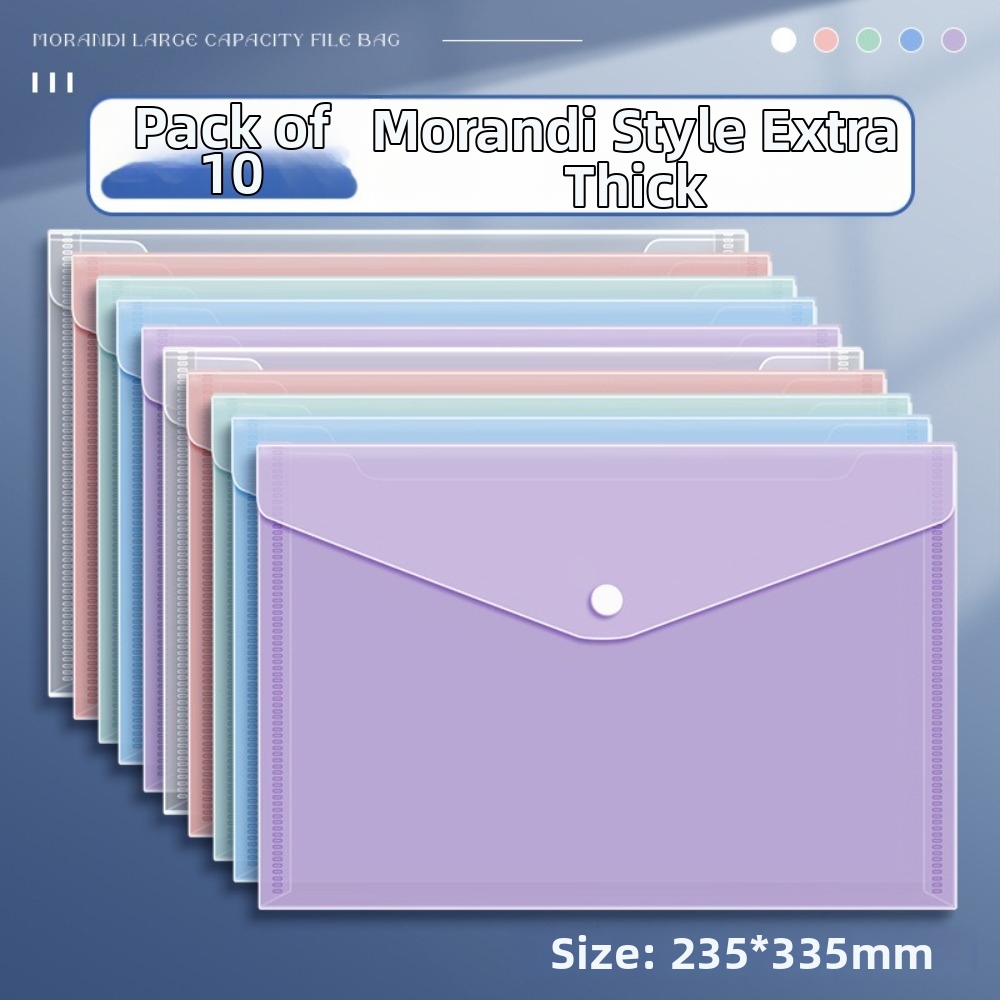 10 stuks doorzichtige A4-mapje - Binder Storage Box recensie en prijs