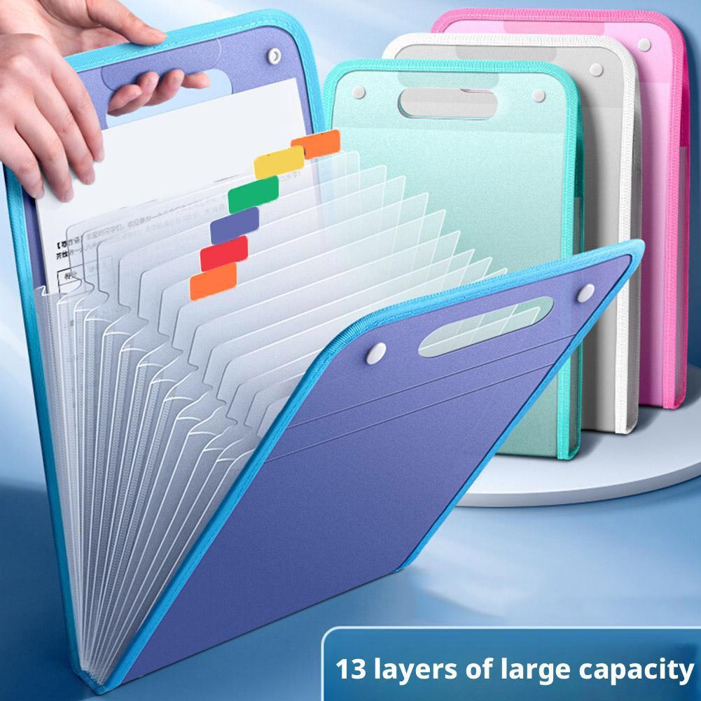 13 zakmappen, draagbaar A4 Let - Binder Storage Box recensie en prijs
